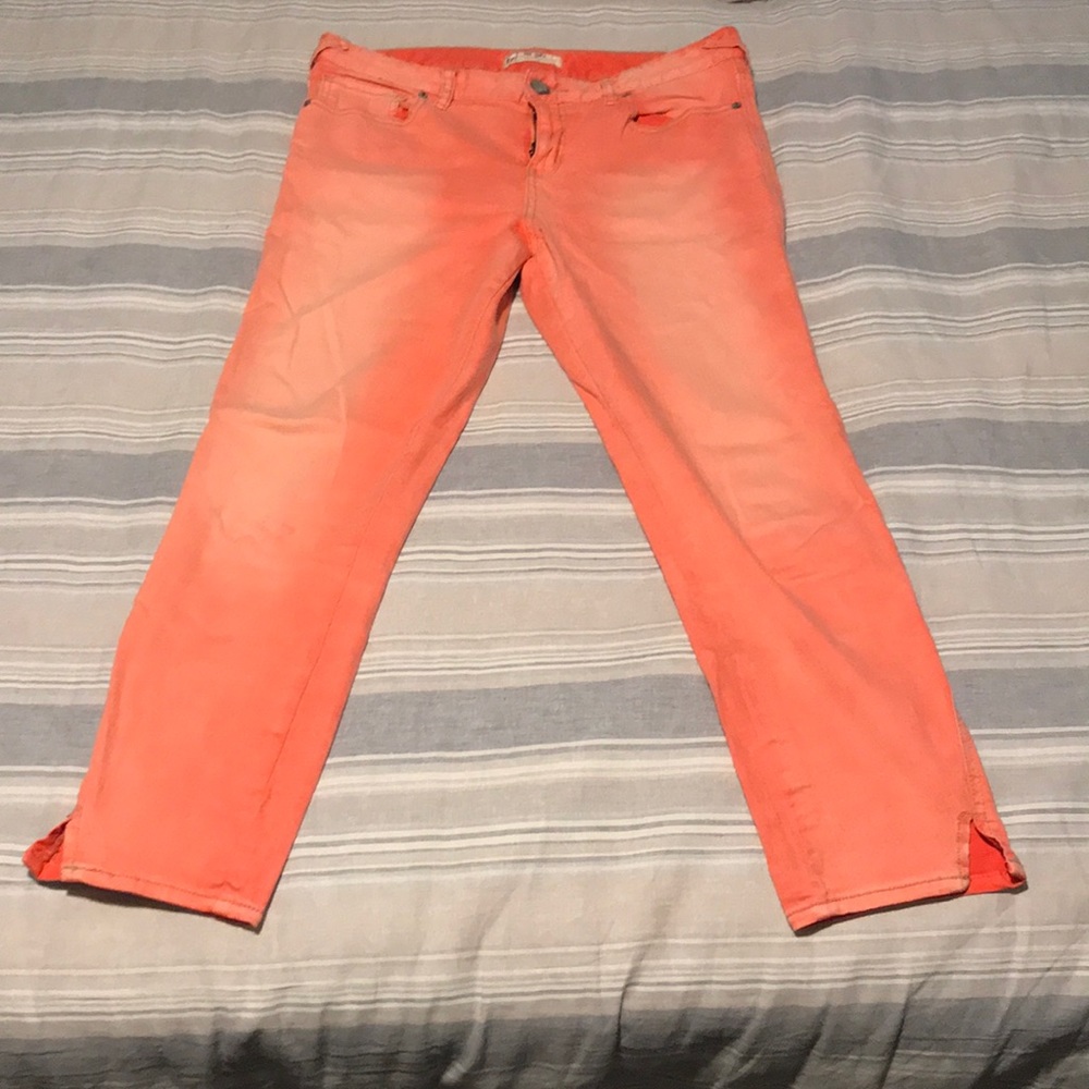 Free People Capri stretch jeans